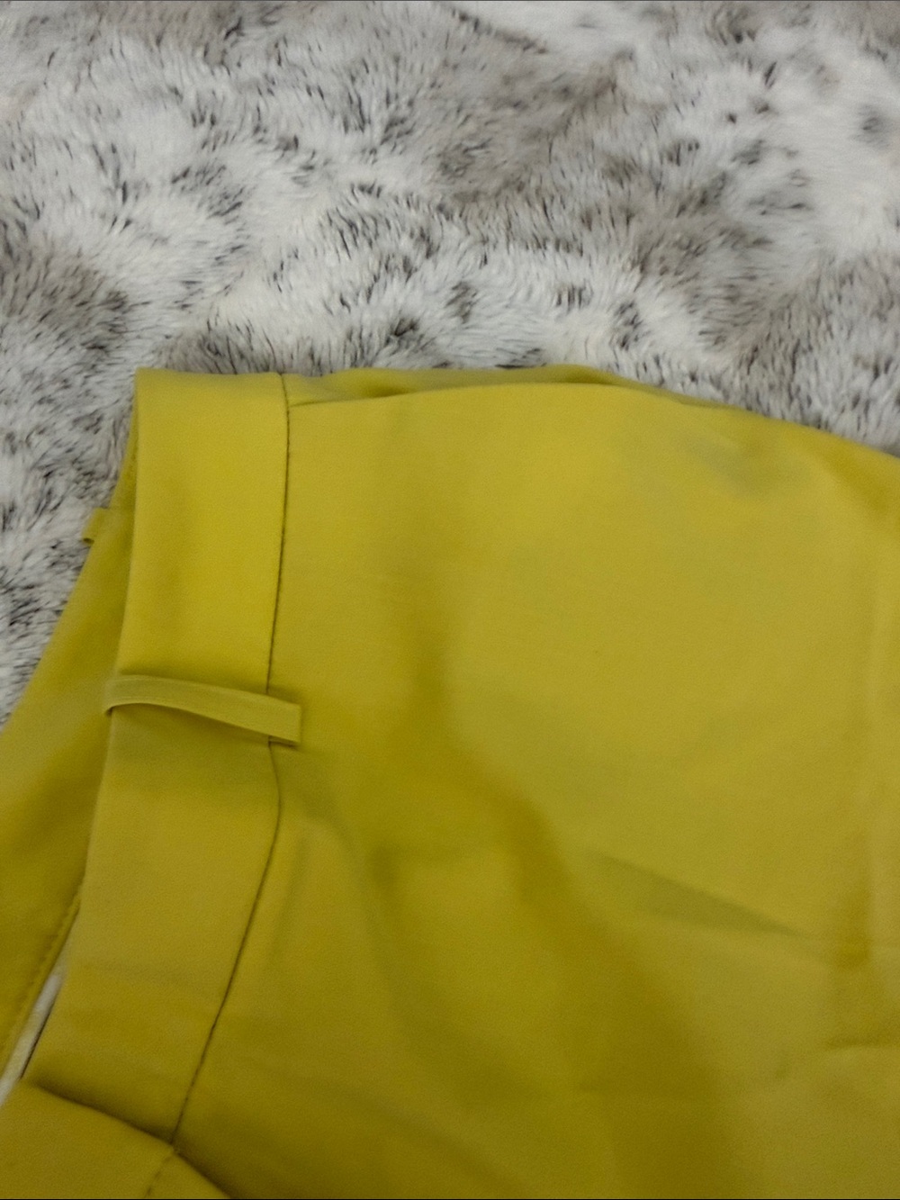 Calvin Klein Bright Yellow Cropped Dress Pants - Picture 4 of 6